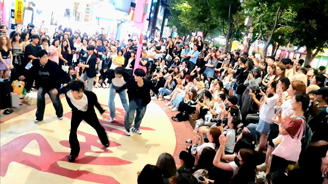 [STREET ARTIST] ONE OF. WITH AUDIENCE. INTERACTIVE HONGDAE BUSKING. 240915.