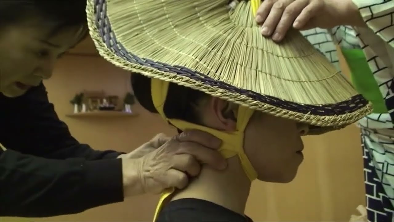 【講習動画】あみ笠・笠ひもの結び方