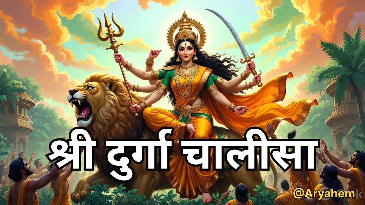 Maa Durga Chalisa 🌺 | Calm Bhakti Path | Spiritual Meditation @aryahemantchannel 