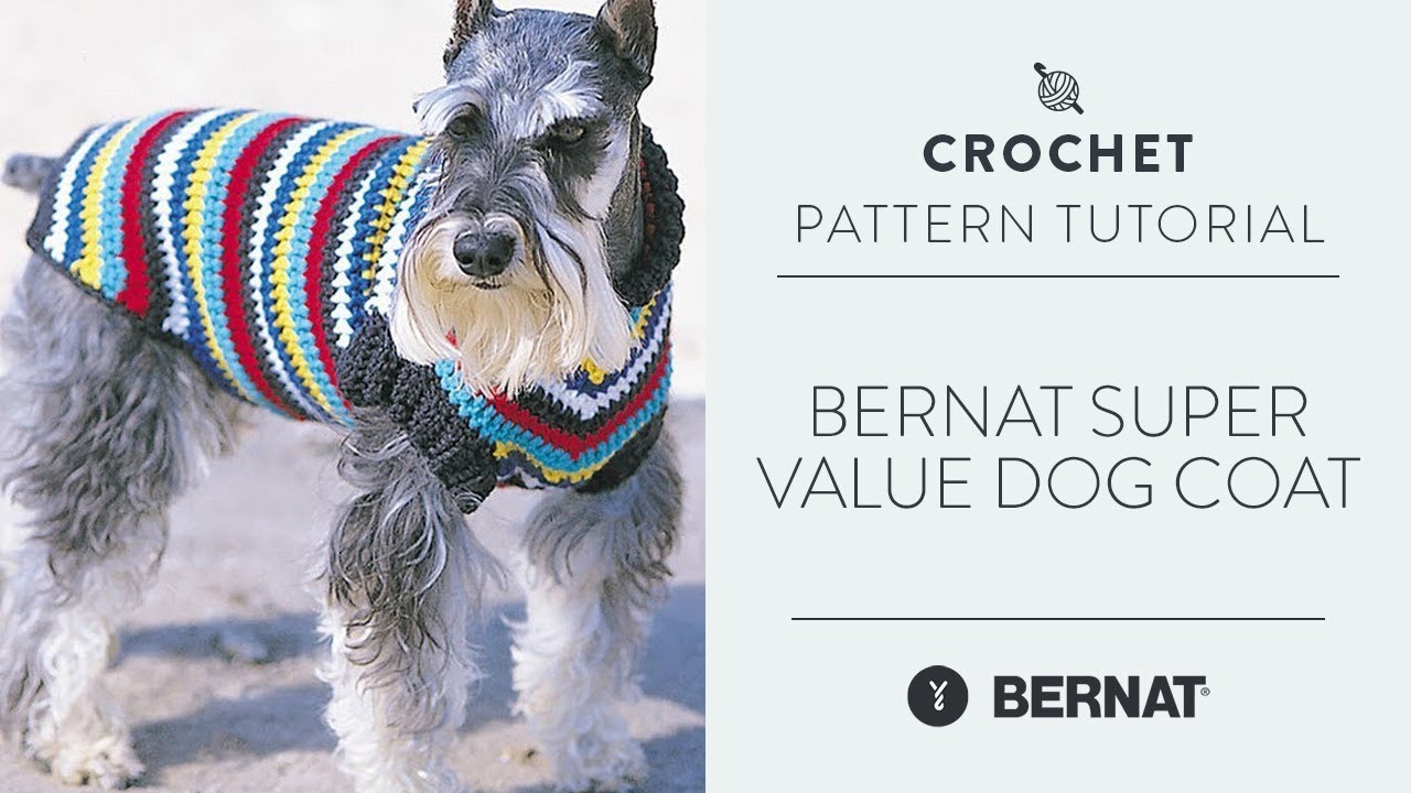 How to Crochet a Bernat Super Value Dog Coat