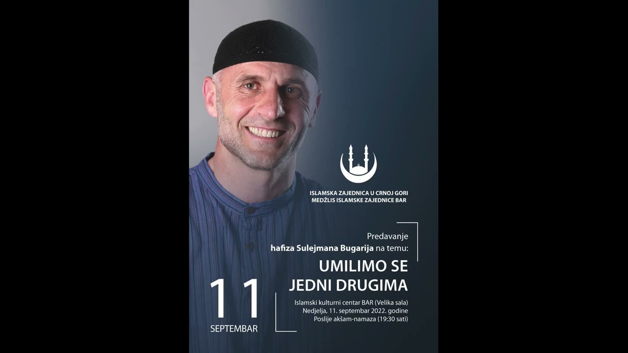 Hafiz Sulejman Bugari, predavanje na temu 