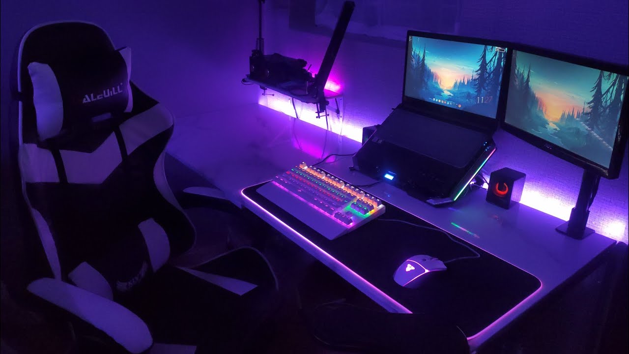 Gaming Setup Makeover | Wall Mounted Desk | Floating Table