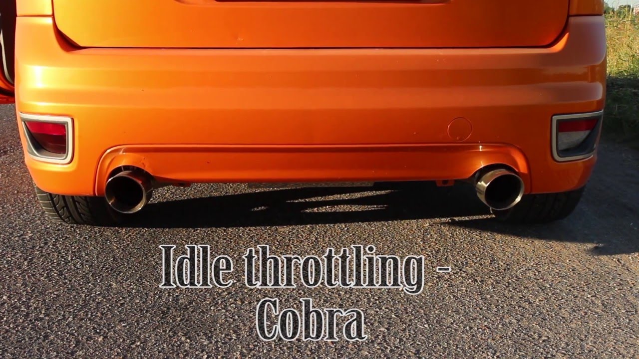 Ford Focus ST MK2/225 Stock vs Cobra non-res catback vs Full Cobra exhaust comparison