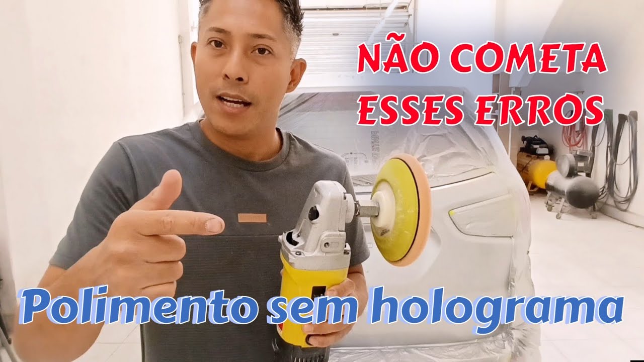 Polimento com defeitos e hologramas
