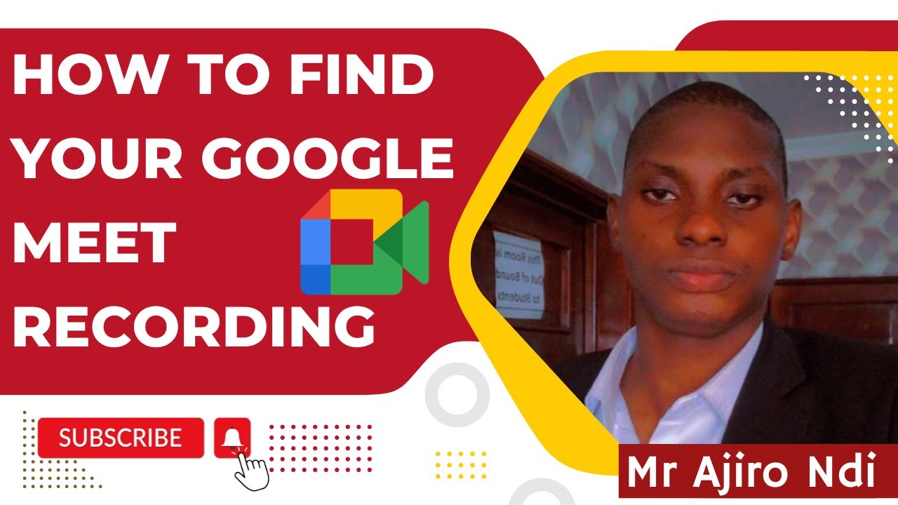 How to find your recordings on Google Meet