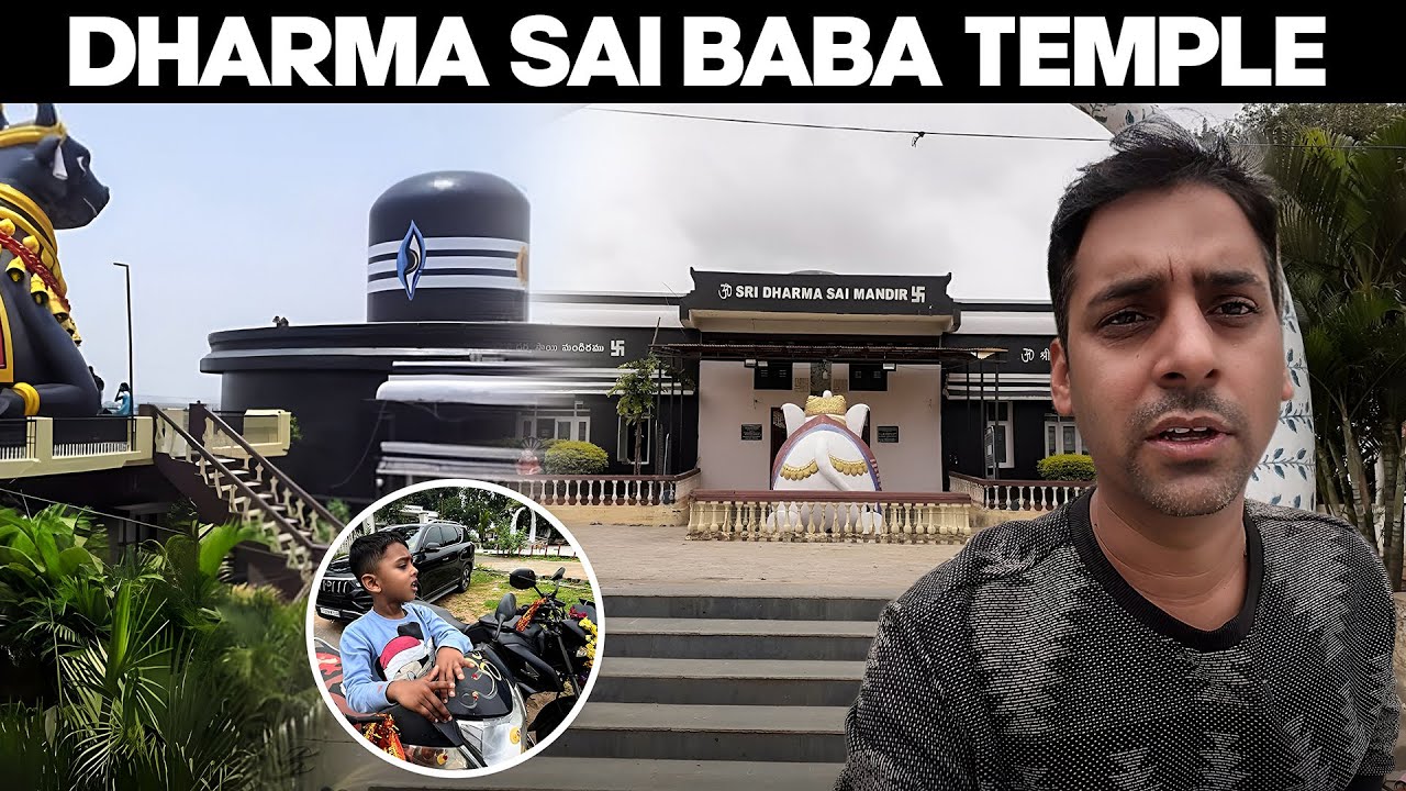 Finally Good Weather in Hyderabad 🌧️ | Family Visit to Dharma Sai Temple