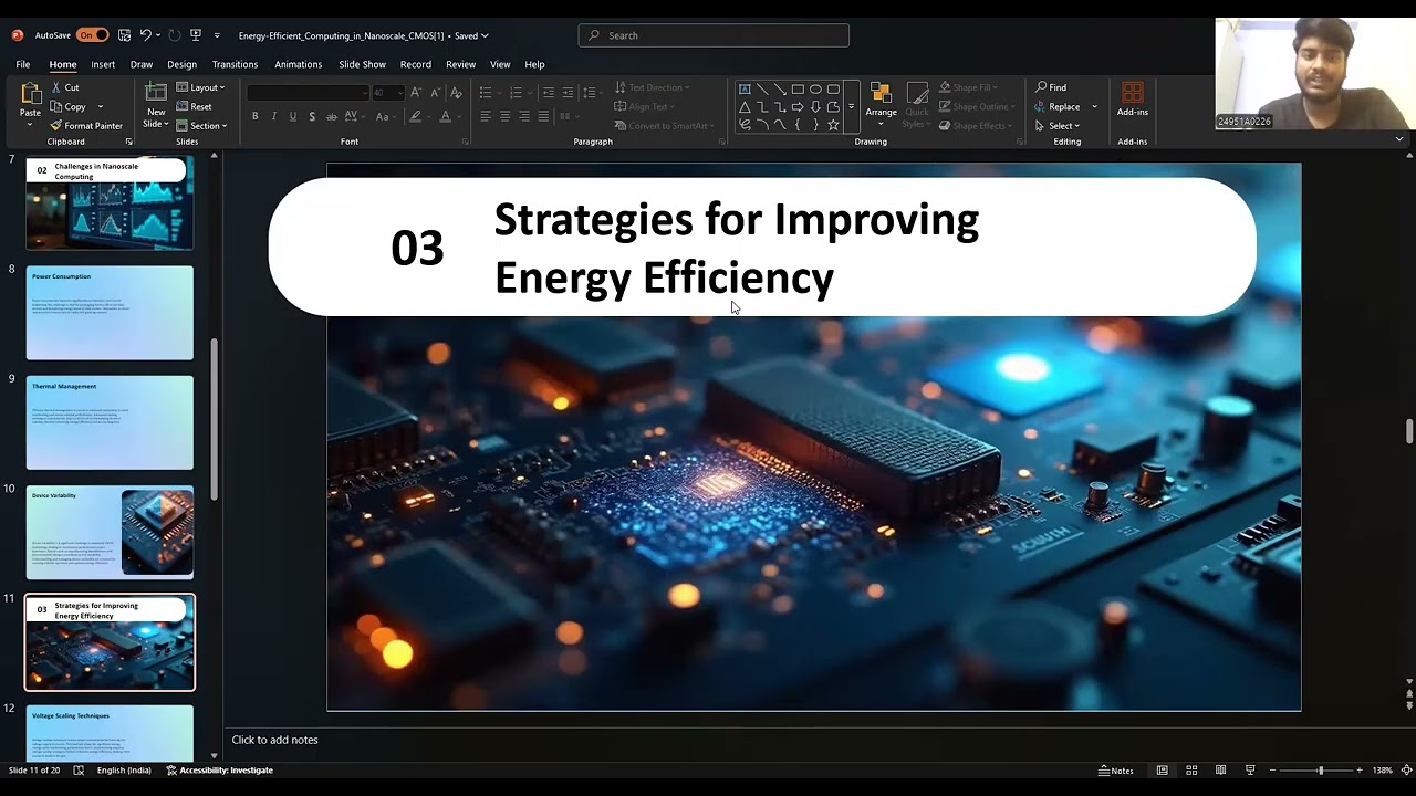 Energy-Efficient Computing in Nanoscale CMOS