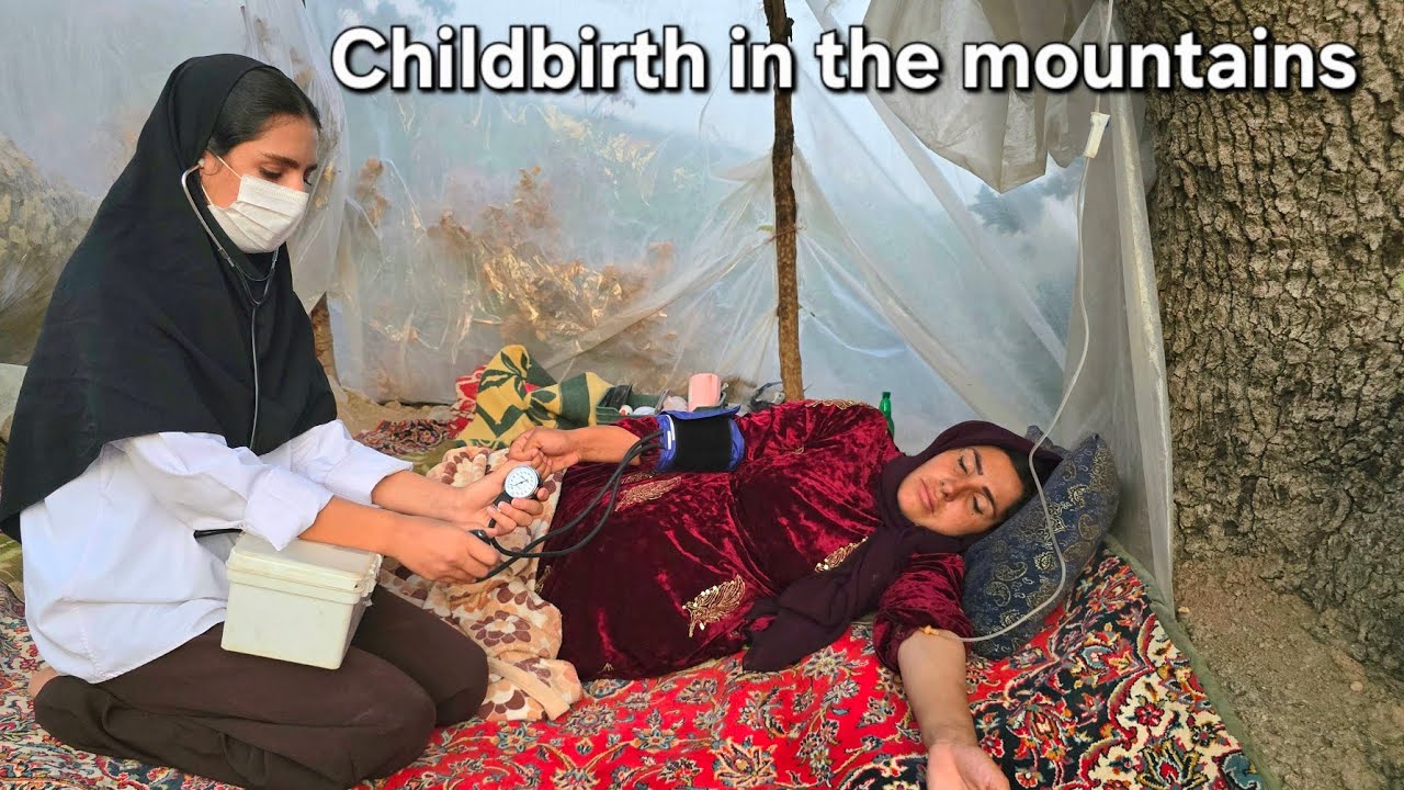 Natural childbirth in the mountains | An event that shocked the world