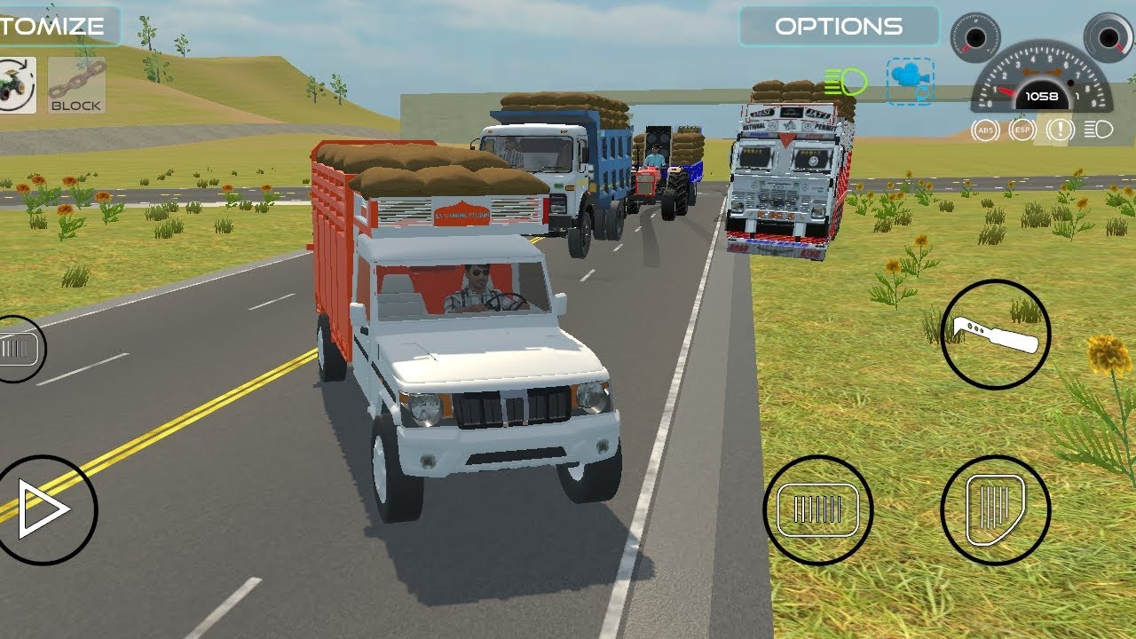 🔴 TRACTOR // TRUCK // DUMPER //  PICKUP // OVER LOADED BORI // INDIAN VEHICLES SIMULATOR 3D //