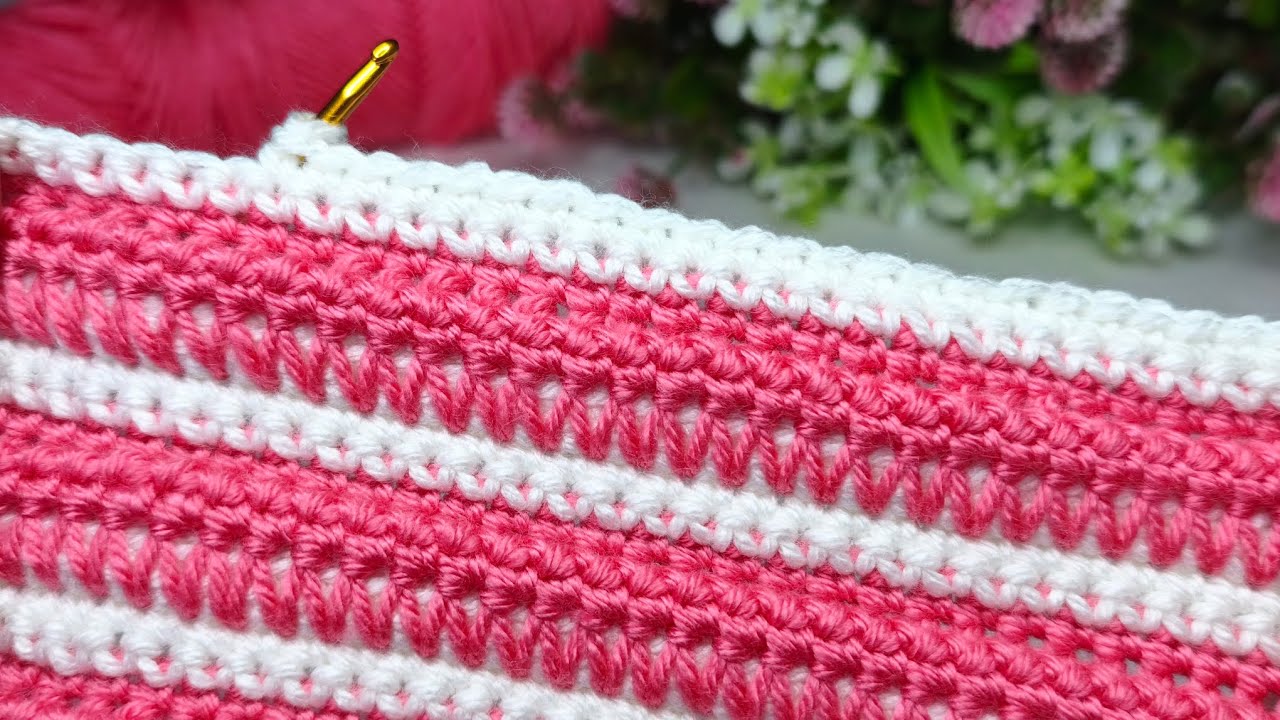 A gorgeous design 💯 crochet blanket pattern ❣️ 