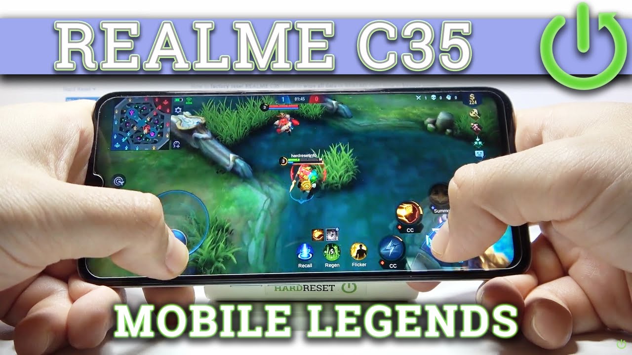 Realme C35 - Mobile Legends | 190$ Phone Gaming Test 💰 | Cheap Smartphone vs Games