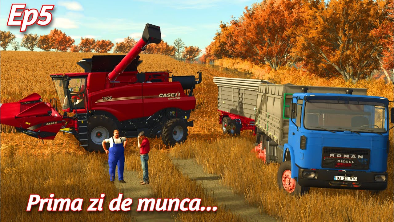 DUMBRAVA MINUNATĂ///PRIMA ZI PE ROMAN DIESEL///EP5///FARMING SIMULATOR 25