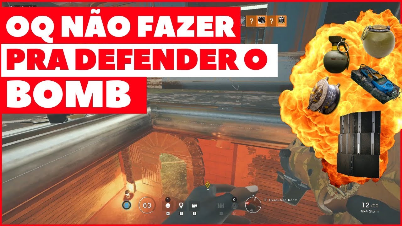 ERROS QUE VOCÊ COMETE AO DEFENDER UM BOMB || RAINBOW SIX SIEGE