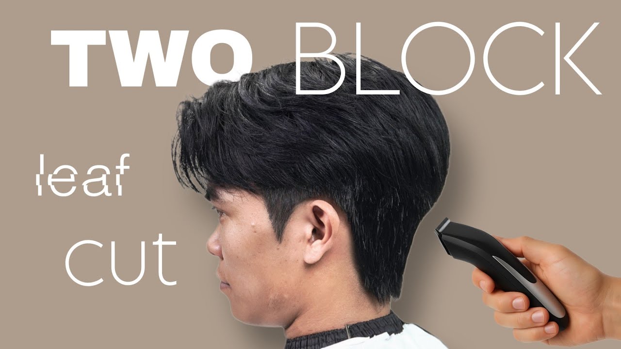 Step by step - Two Block Haircut w/ semi Leaf Cut ✂️