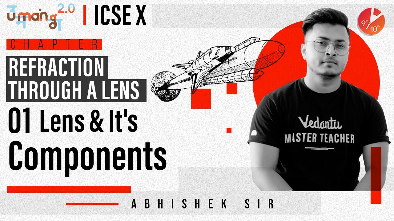 Refraction through a Lens L1 | Lens and It's Components | ICSE Class 10 Physics | Umang Vedantu
