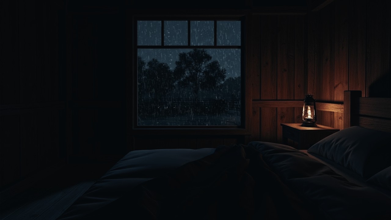 Heavy Rain Sounds for Sleeping 🌙 | Calm Night Rain