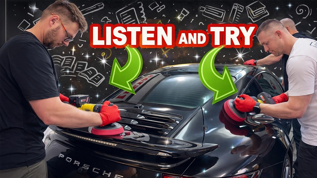 How to polish black paint to achieve a high gloss. 