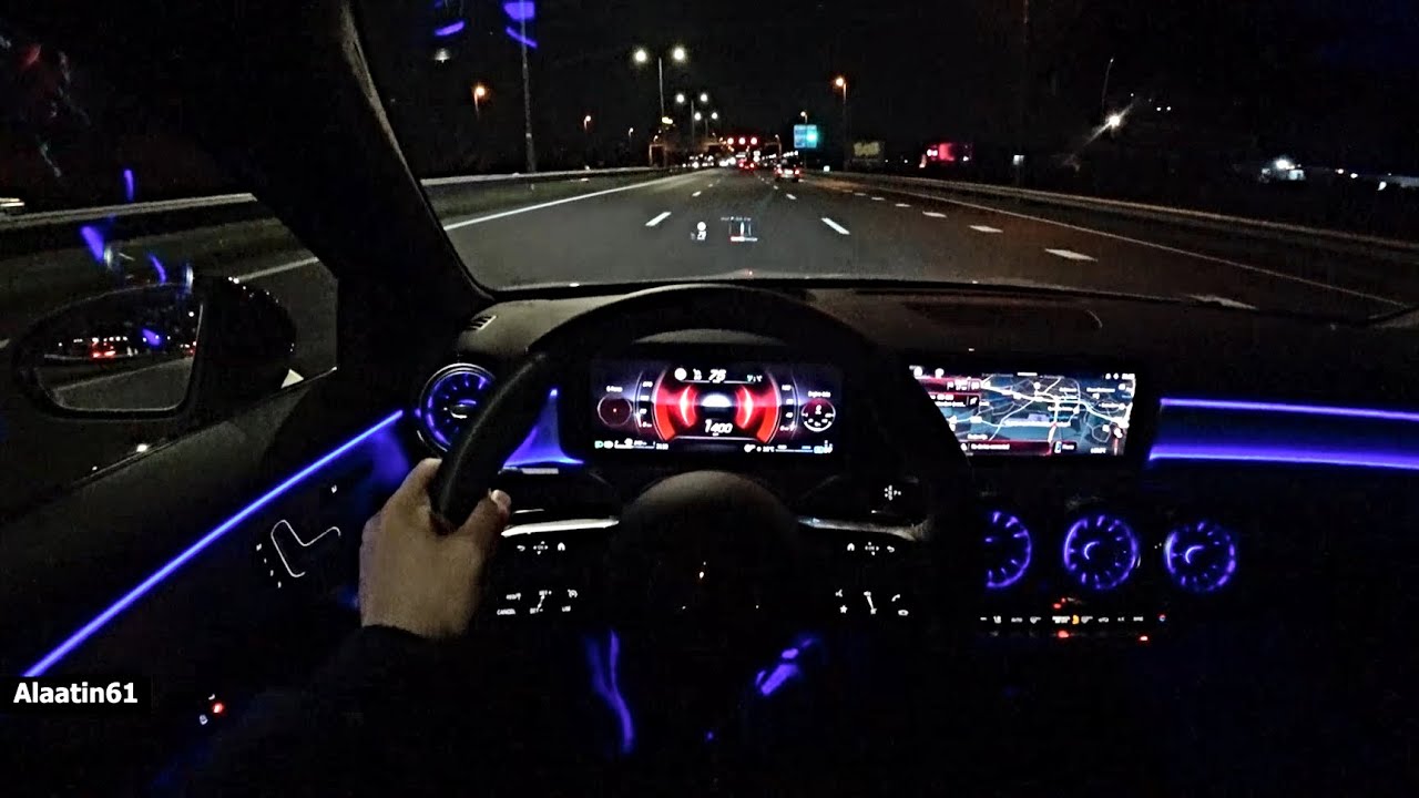 The New Mercedes A Class AMG Facelift 2024 NIGHT Test Drive