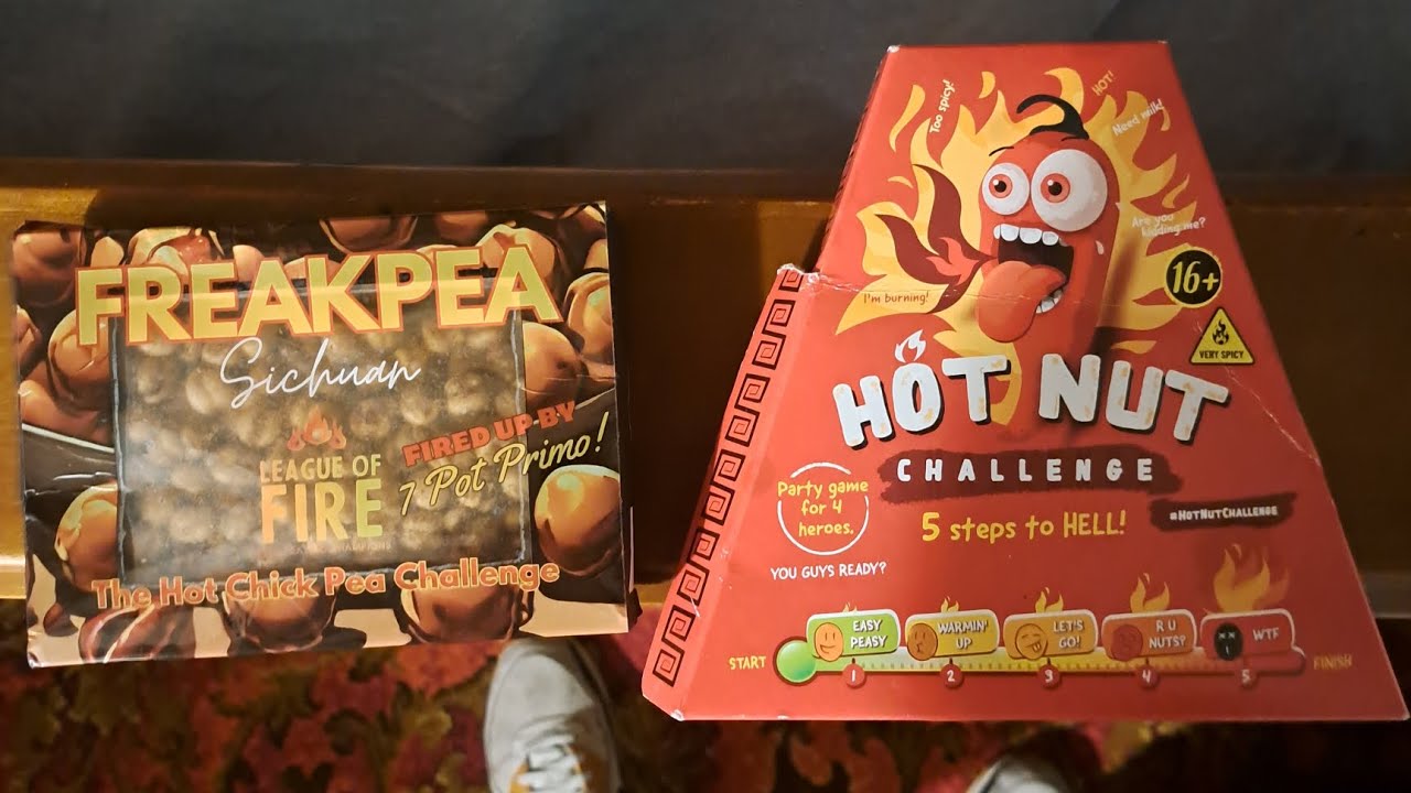 Hot Nut Challenge League Of Fire FREAK PEA #deathnutchallenge 