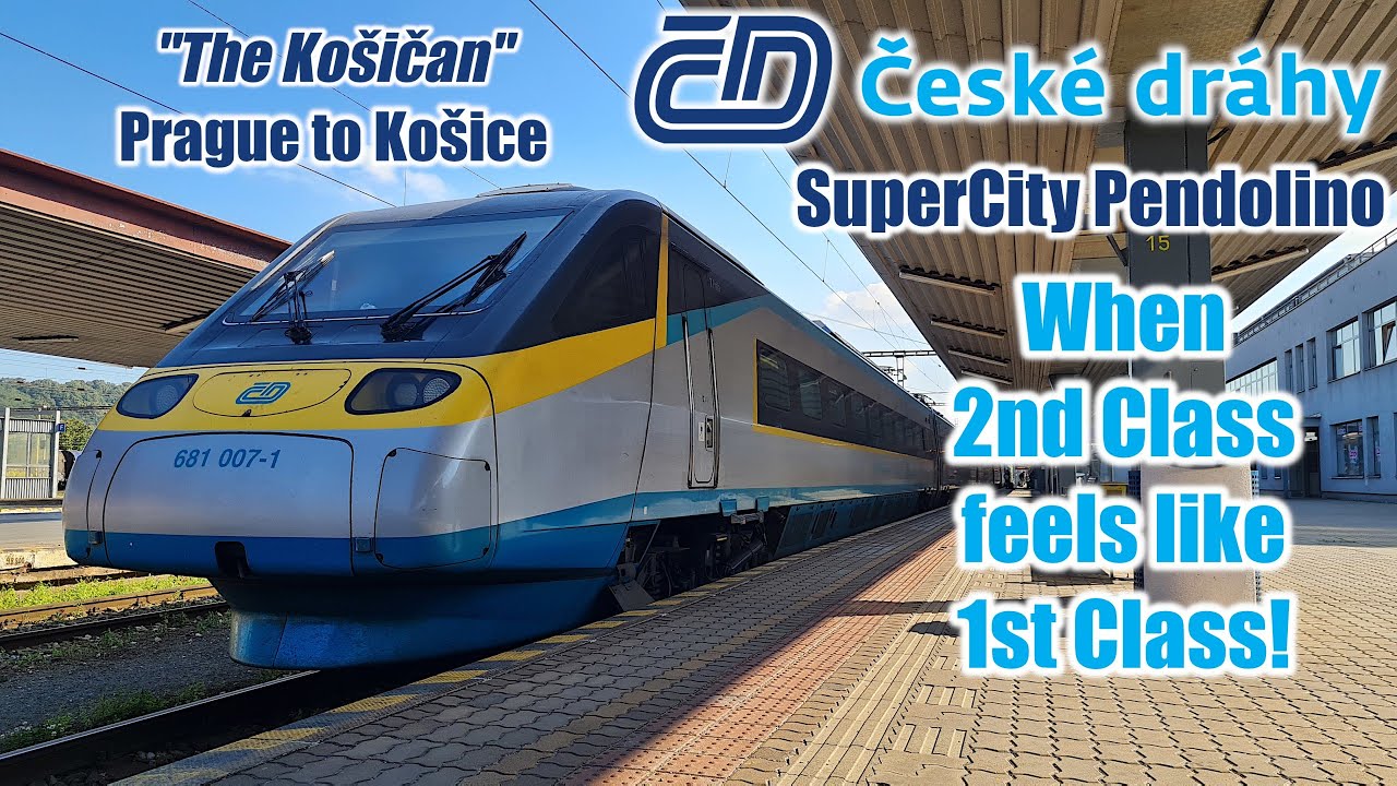 České dráhy LUXURY SuperCity Pendolino!