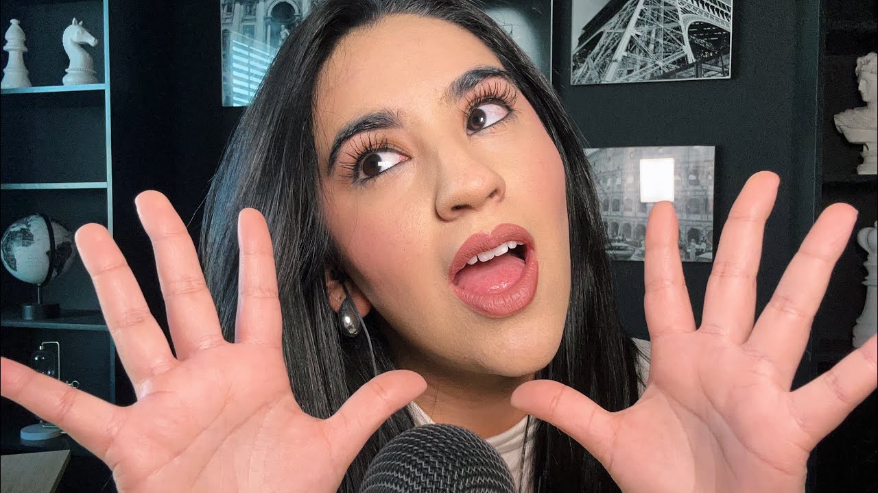 ASMR Hand rubbing & fluttering finger sounds