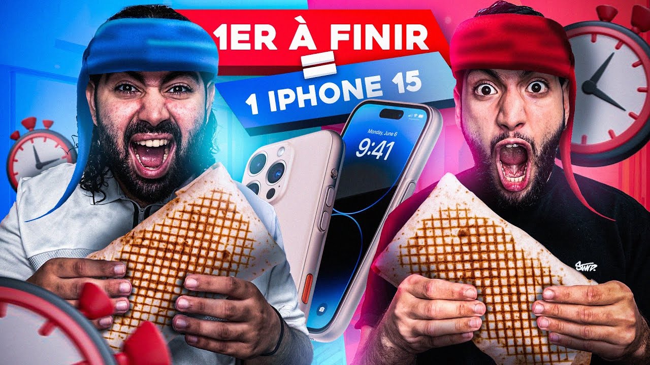 LE PREMIER QUI FINIT SON TACOS GAGNE UN IPHONE 15 PRO MAX !📱