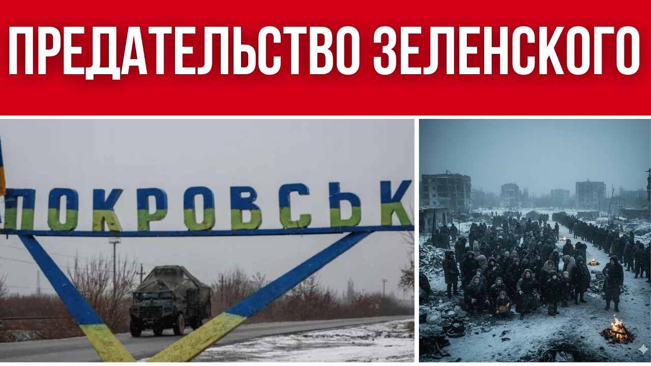 С ДЕКАБРЯ - УЖАСНЫЕ ИЗМЕНЕНИЯ В УКРАИНЕ // ПОКРОВСК УЖЕ СДАЛИ // ЗЕЛЕНСКОГО ВСЕ ПРЕДАЛИ