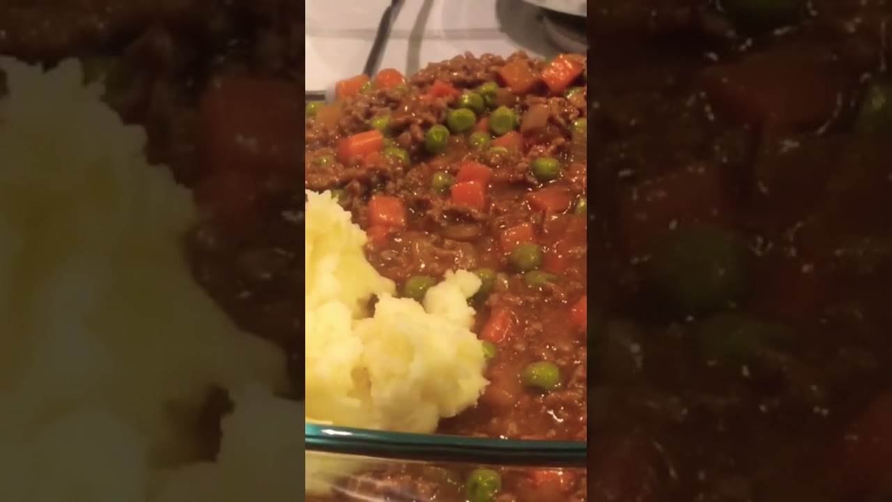 Traditional Cottage Pie! Minced beef & mashed potatoes 😋🏴󠁧󠁢󠁳󠁣󠁴󠁿 #comfortfood