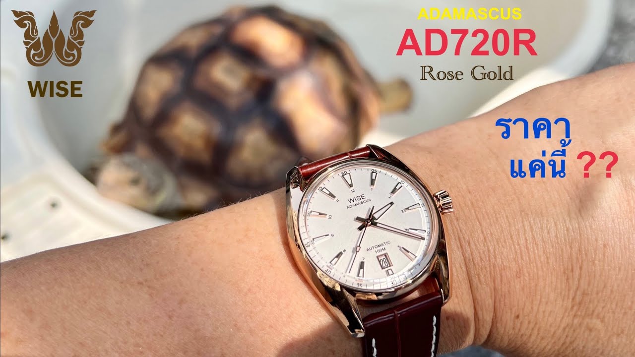 สุดหรูในราคาที่เอื้อมถึงกับ WISE  AD720R PVD Rose Gold @peterwatchreview​