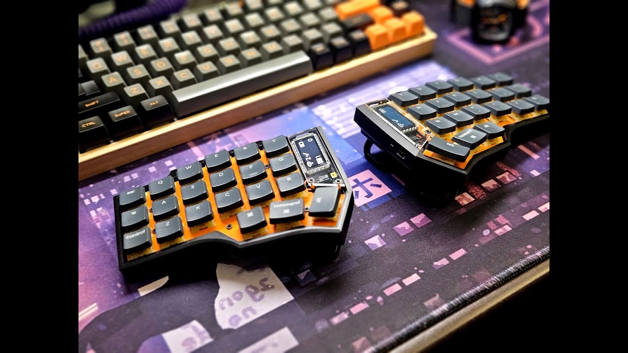 3D Resin printed Corne case for wireless version