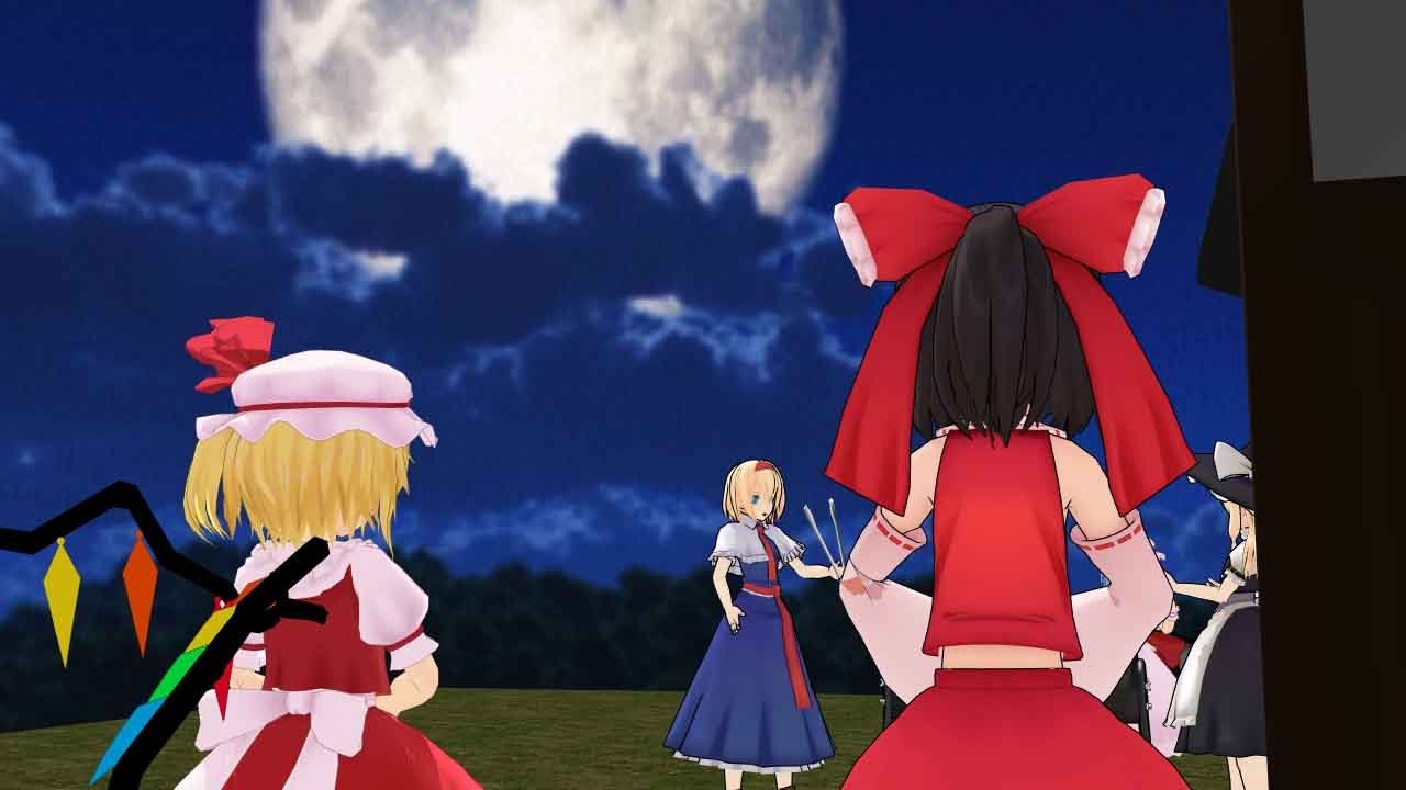 【東方MMD】宴会で霊夢さんがフランちゃんにいい話をするそうです。
