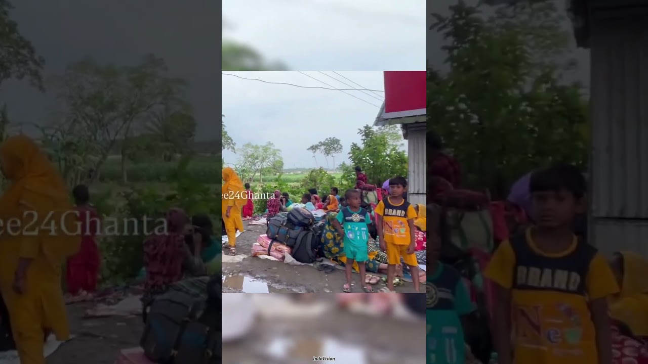 India-Bangladesh Border Clash Caught on Camera | Stone Pelting Sparks Tension #geopolitics