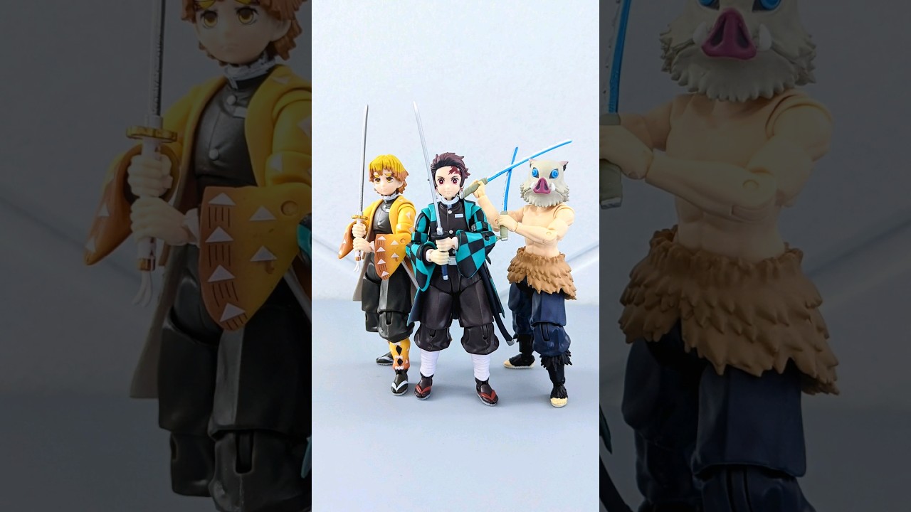 Demon Slayer action figures by BANDAI #demonslayer