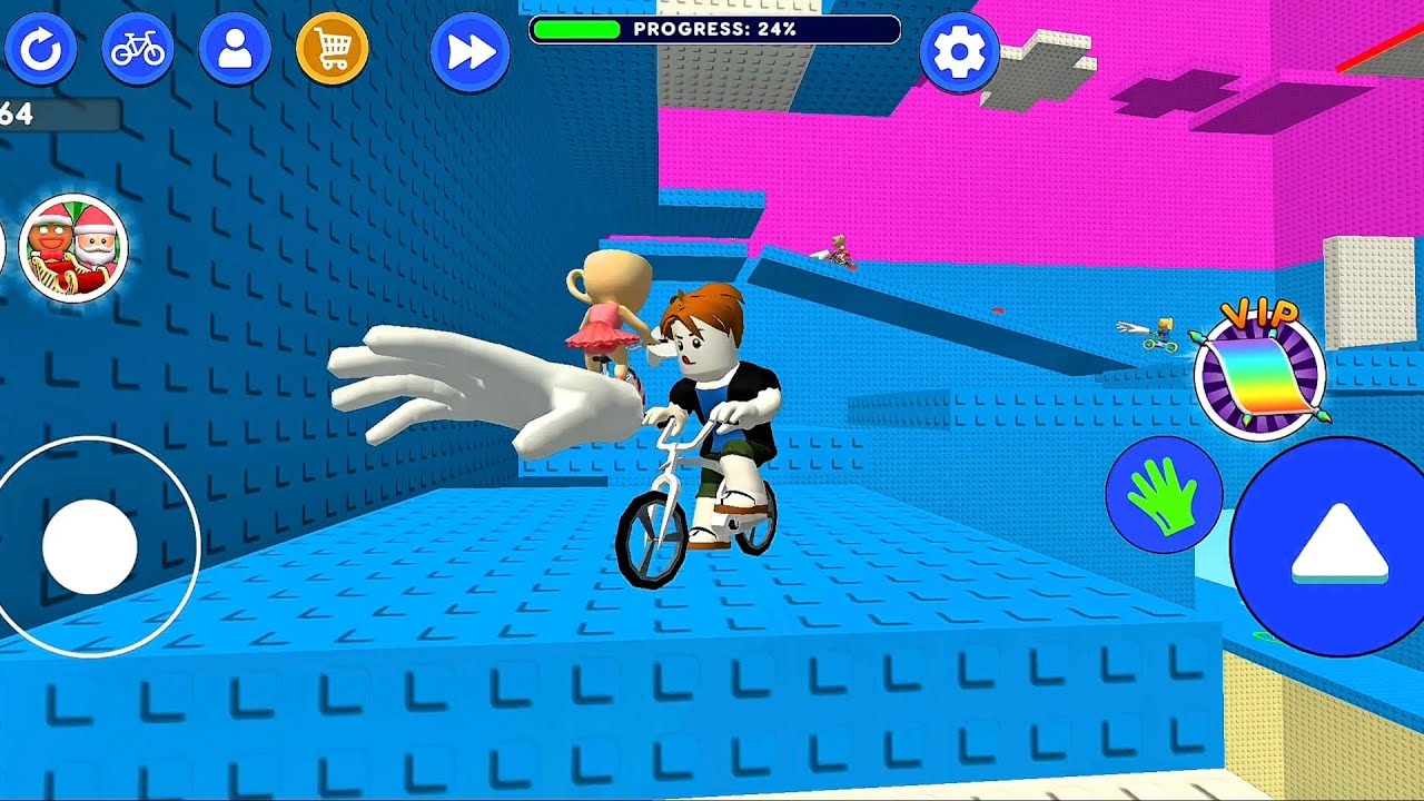 Obby on a Bike 🚲👋 | Slap Challenge Gone Crazy 😱🔥