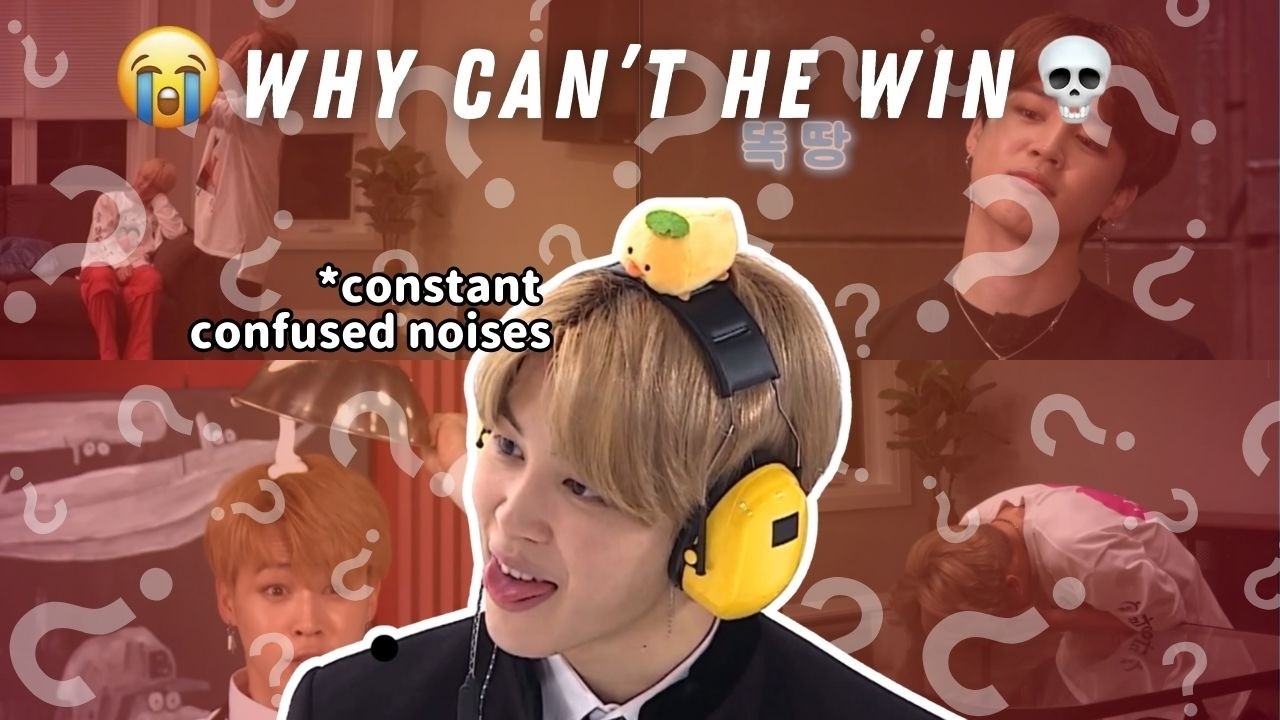 Jimin's never-ending LOSING CURSE in Run BTS | 