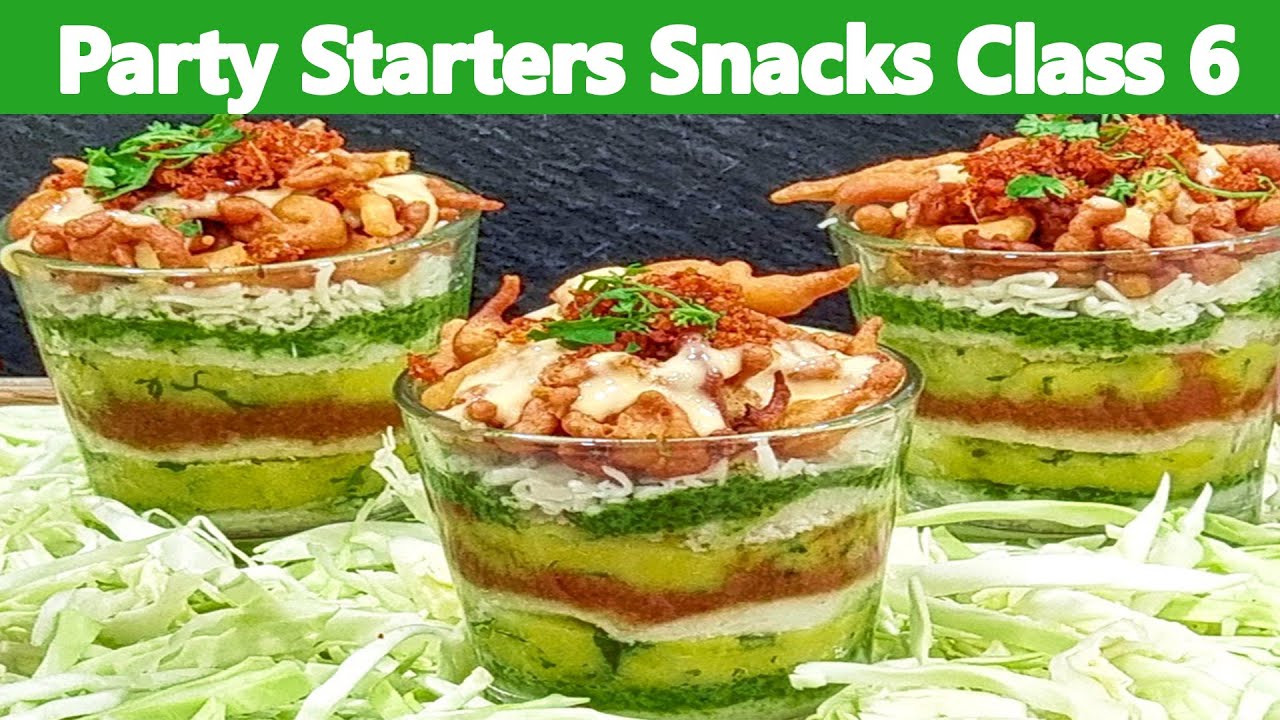 Party Starters Snacks Free Class 6 | Manisha Bharani Kitchen