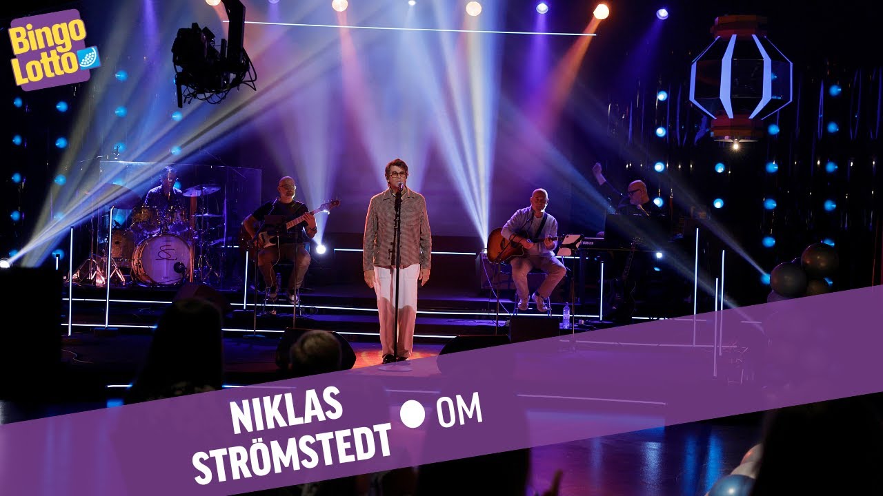 Niklas Strömstedt - Om - BingoLotto Säsongspremiär 24/8 2025