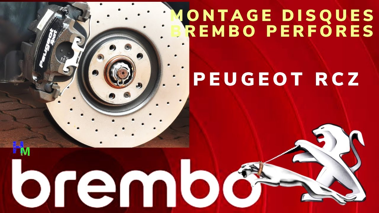 FREINS AVANT BREMBO  RCZ  DISQUES 340 mm PERFORES