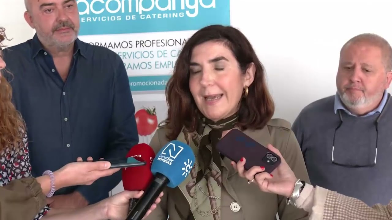 Visita de la consejera de Empleo a la empresa malagueña de inserción Acompanya.