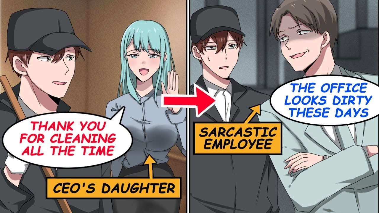 【Comic Dub】I Work as a Cleaner… An Employee Bullied Me, But the CEO’s Daughter Stepped In【Manga】