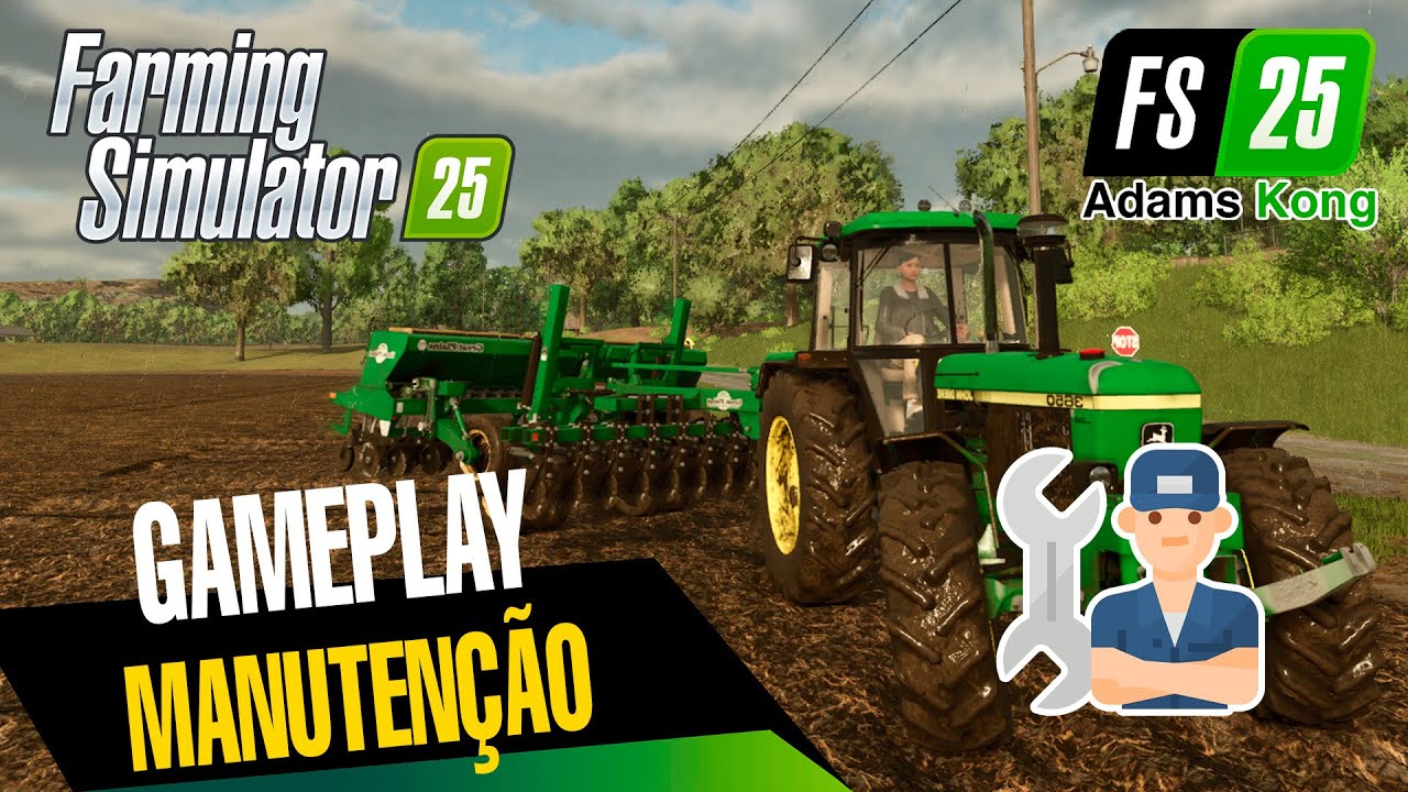 Gameplay FS25: Como fazer a manutenção dos tratores no FARMING SIMULATOR 25 ?