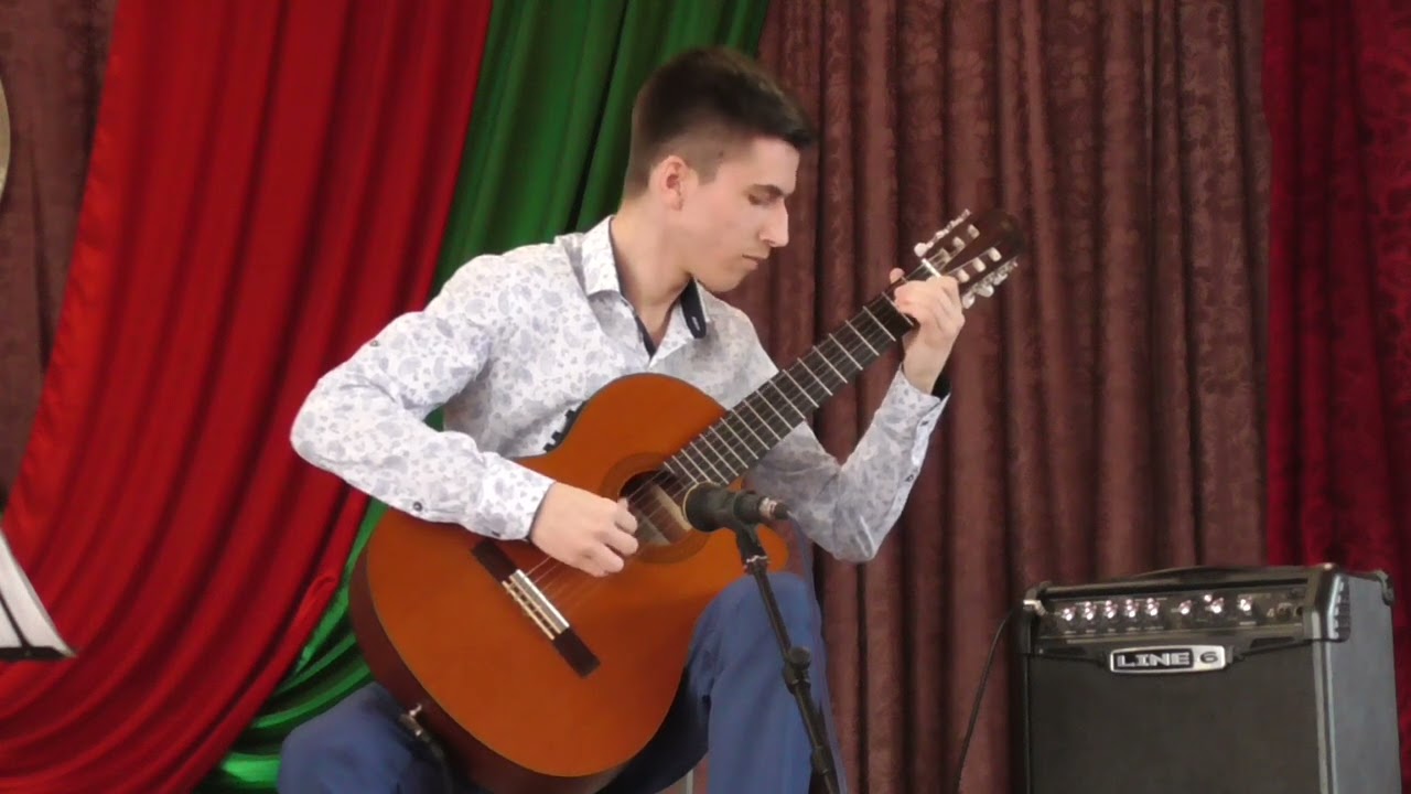 Луис Ален. Арабеска «Огонь сердца». На гитаре играет Илья Ковальчук.