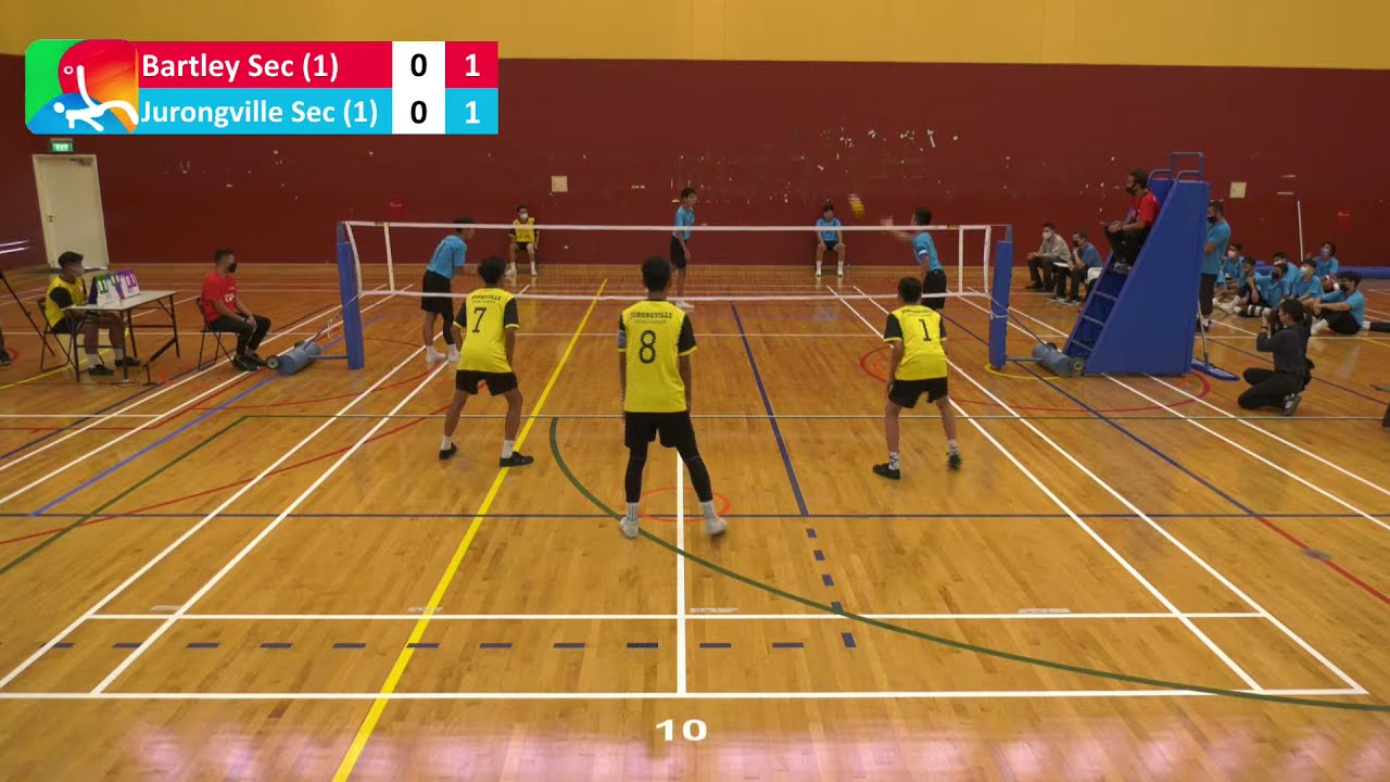 Bartley Secondary School vs Jurongville Secondary School | Sepaktakraw B Div Boys | NSG 2021