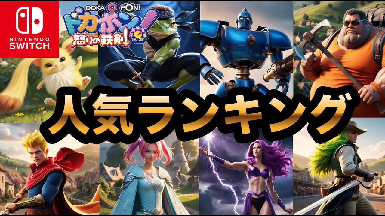 【ドカポン怒りの鉄剣】人気ランキング！発表【オンライン】