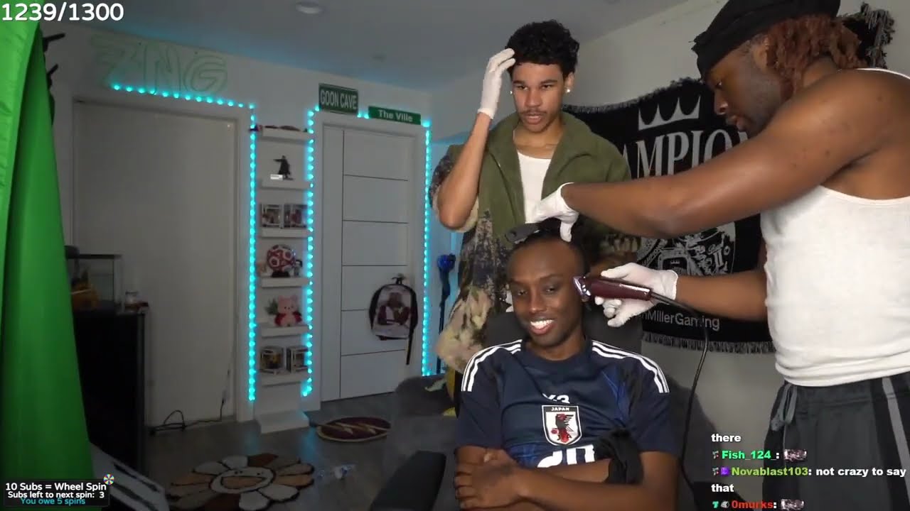 MalikRack and ros3mnd give Yusuf7n A Haircut