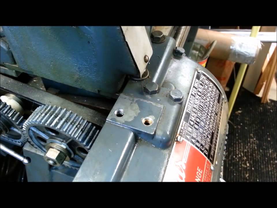 Gearbox Repair Atlas QC42 Lathe -  Helicoil  Upgrade/Repair The Old Gray Lady