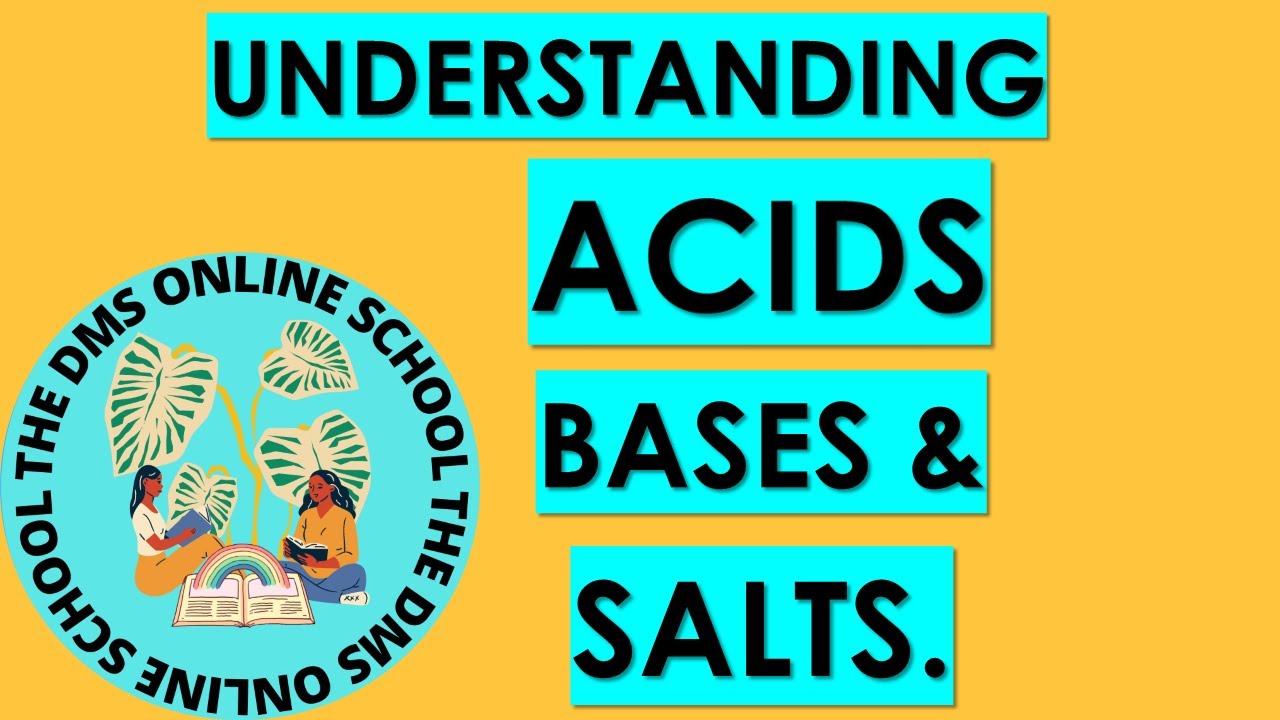 Summarized lesson on acids, bases and salts.