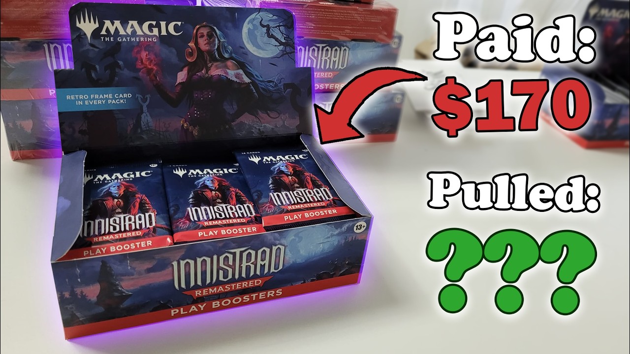 Let's Pull at least $170 !!! Innistrad Remastered Play Booster Box Opening #innistrad