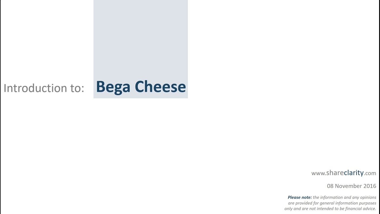 Shareclarity Snapshot, Bega Cheese