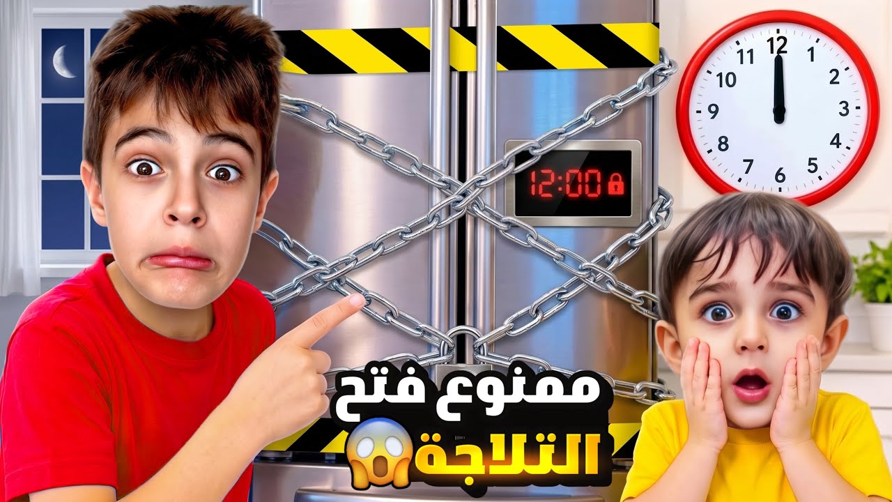 ممنوع خلودة وكميت يفتحوا الثلاجة بعد الساعة ١٢ بليل😥الثلاجة بتصير سحرية بليل🤫